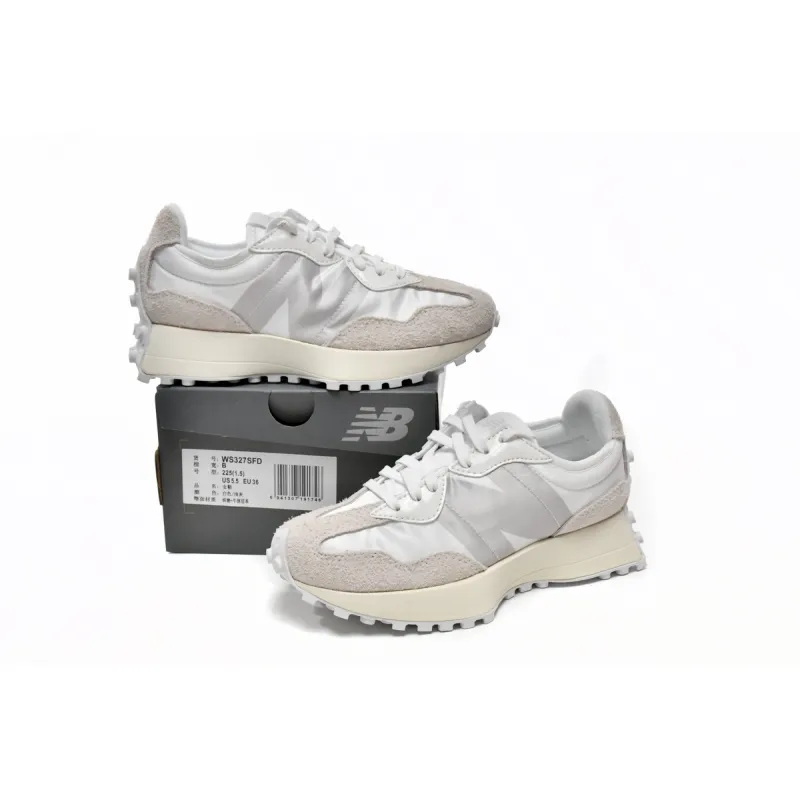New Balance 327 White Moonbeam (Women's)  WS327SFD