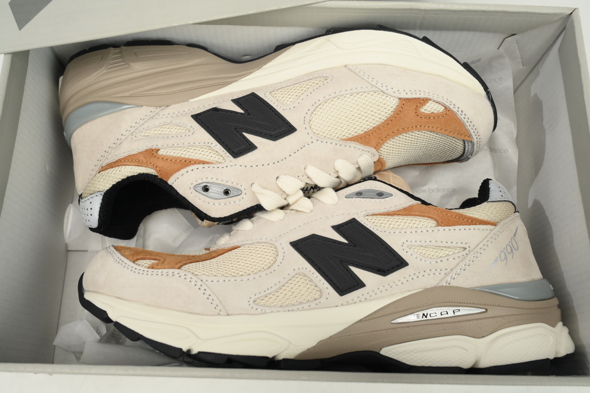 New Balance 990 Black And White Orange M990GD3