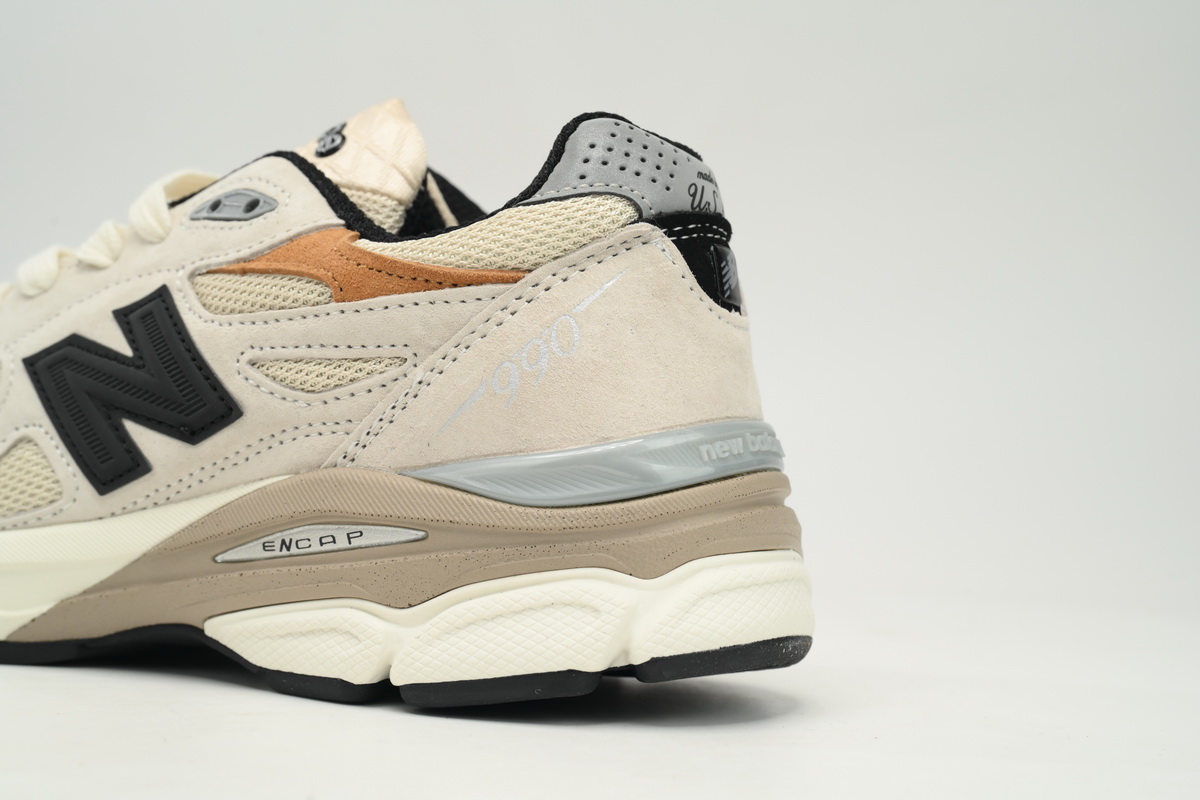 New Balance 990 Black And White Orange M990GD3