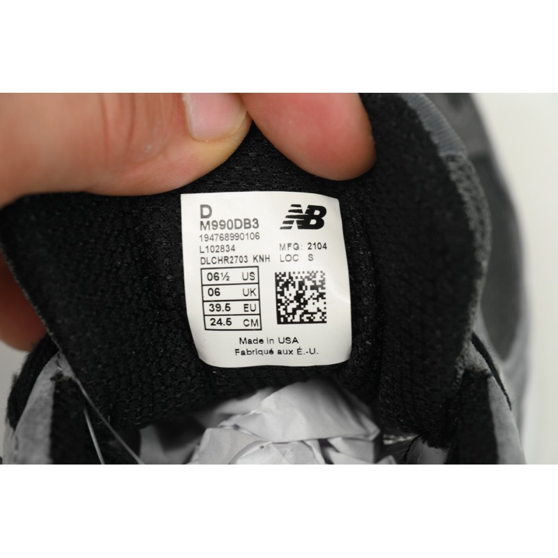 New Balance 990 Black Ash  M990DB3