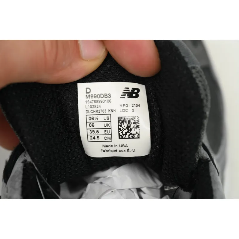 New Balance 990 Black Ash  M990DB3