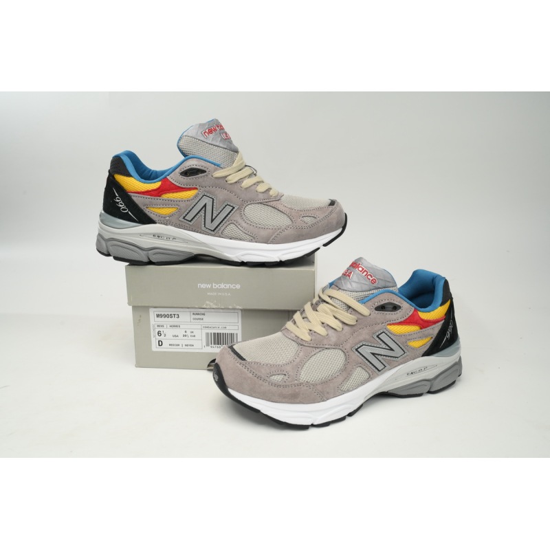 New Balance 990 Red, Yellow, And Blue  M990TS3