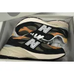 New Balance 990v3 MiUSA Black Tan  M990BB3