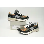 New Balance 990v3 MiUSA Black Tan  M990BB3