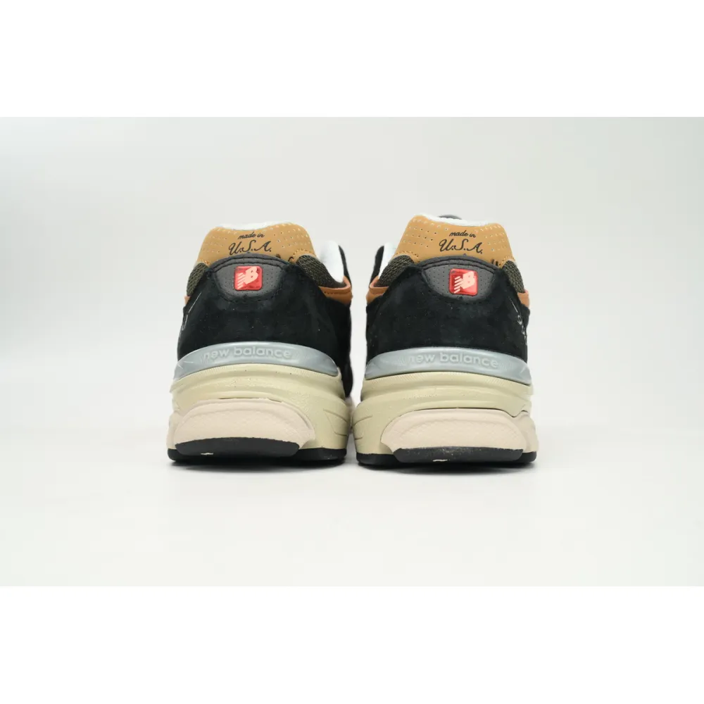 New Balance 990v3 MiUSA Black Tan  M990BB3