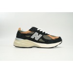 New Balance 990v3 MiUSA Black Tan  M990BB3