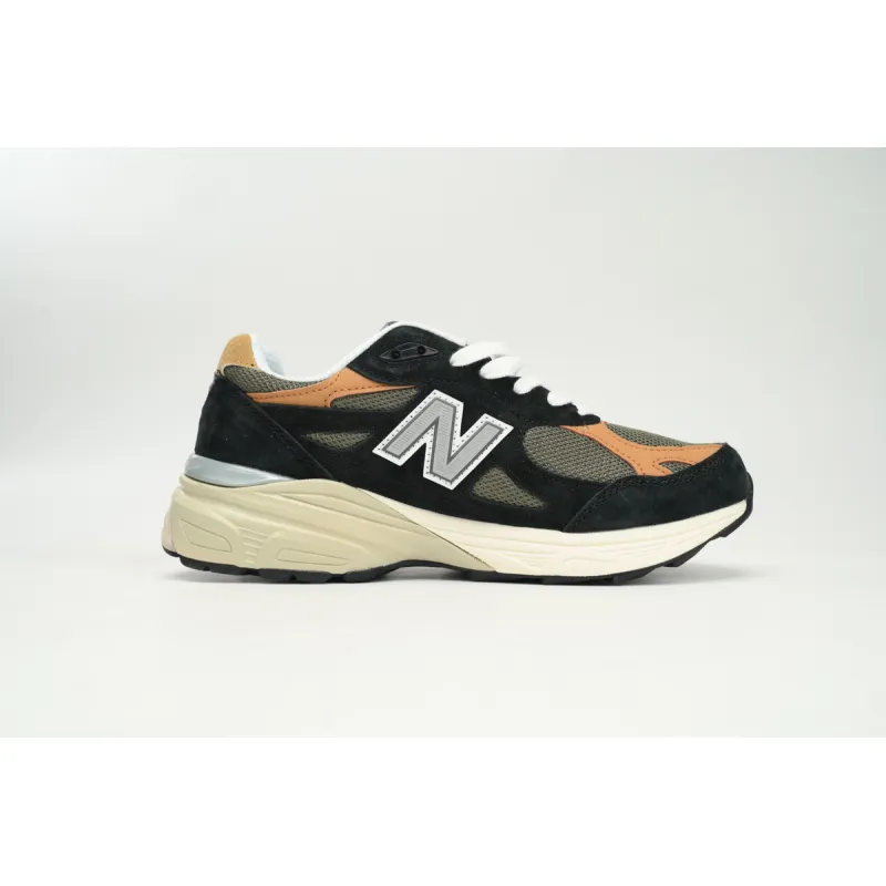 New Balance 990v3 MiUSA Black Tan  M990BB3