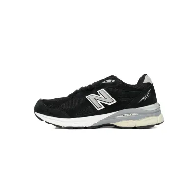 New Balance 990v3 MiUSA Black White  M990BS3 01