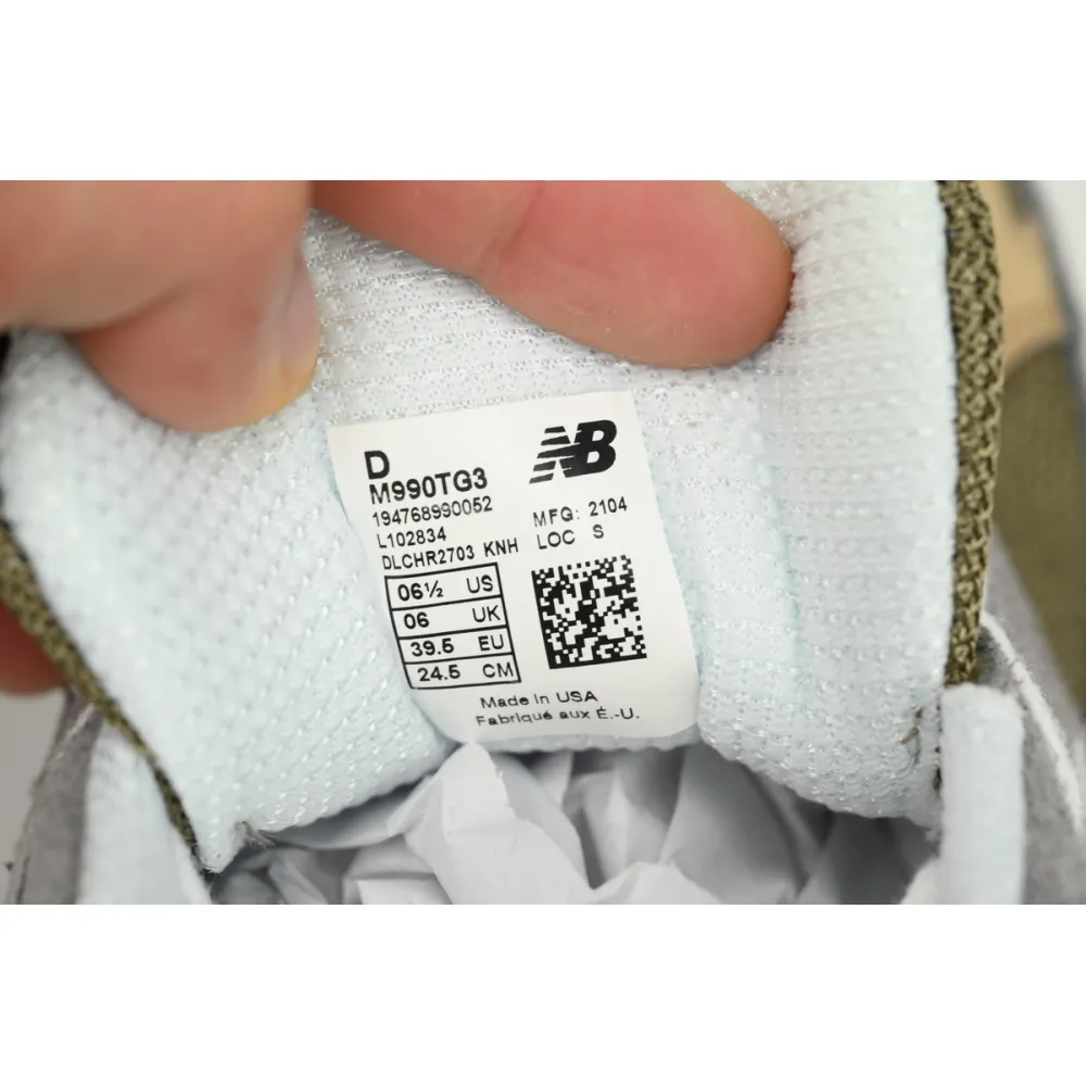 New Balance 990v3 MiUSA Teddy Santis Marblehead Incense  M990TG3