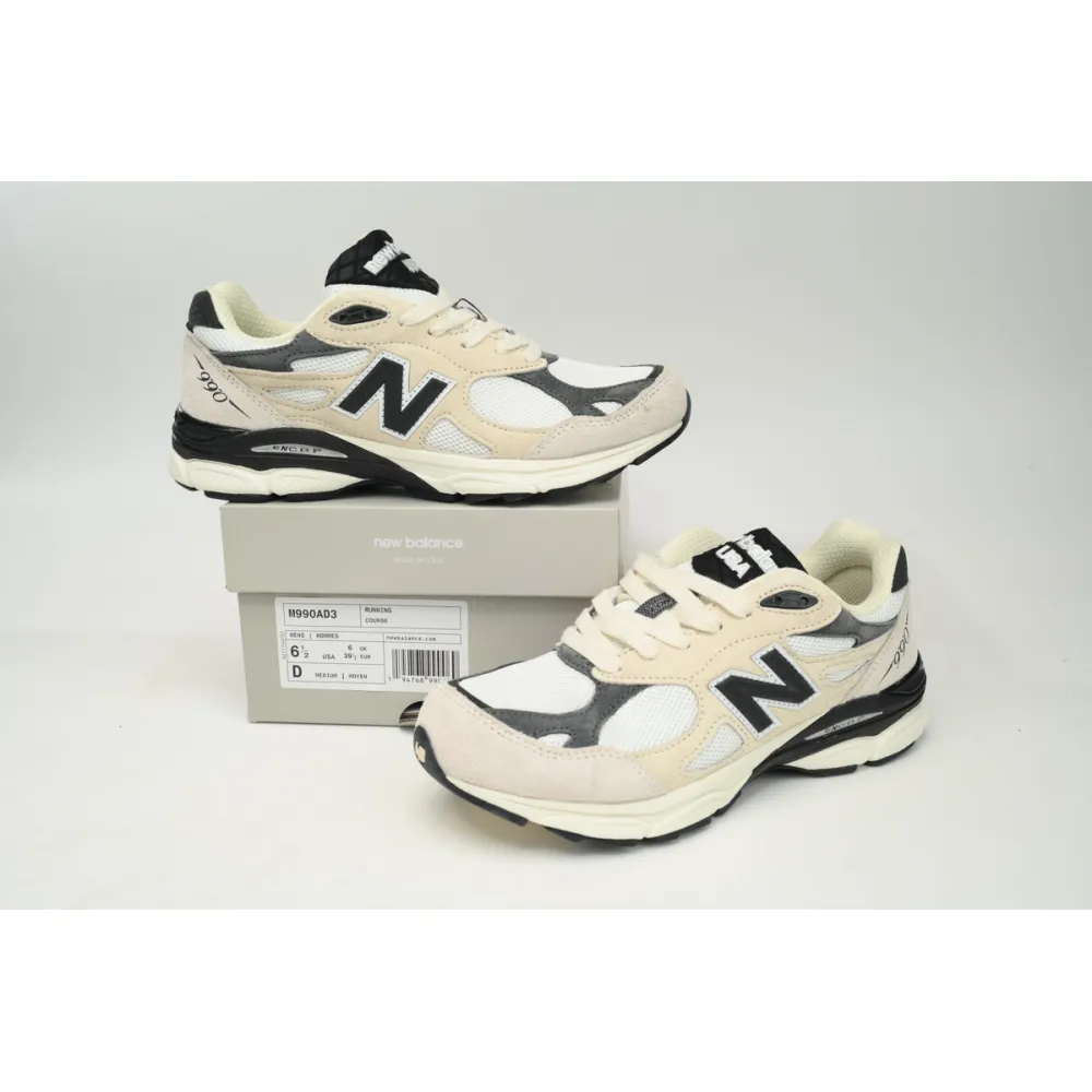 New Balance 990v3 MiUSA Teddy Santis Moonbeam  M990AD3 