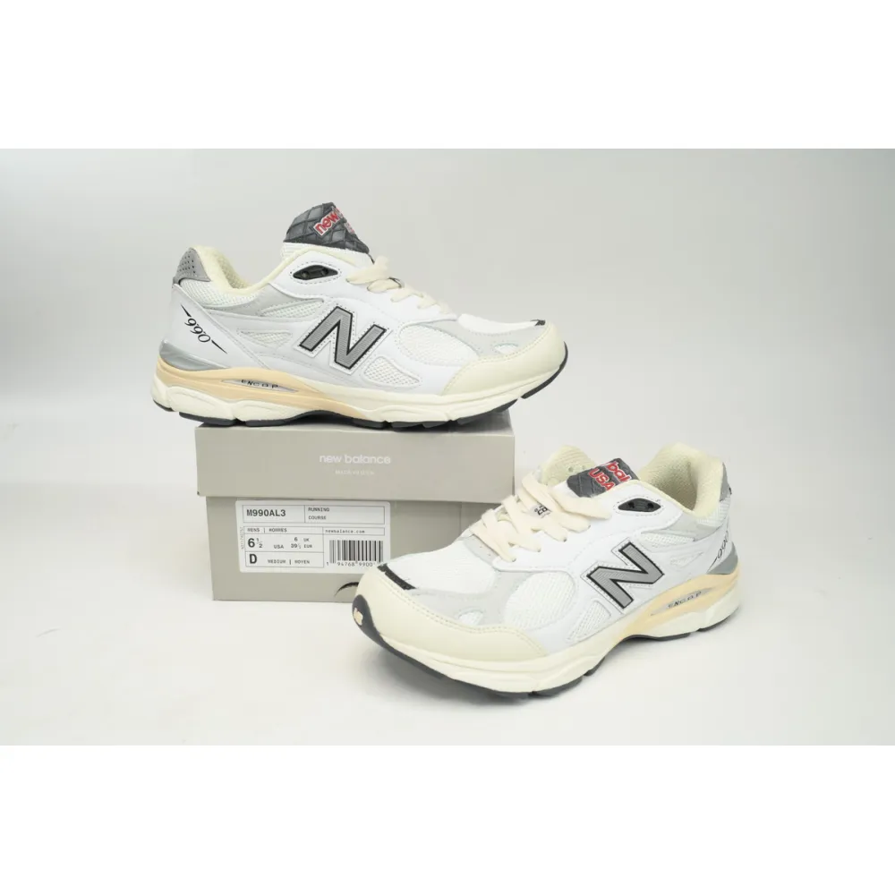New Balance 990v3 MiUSA Teddy Santis Sea Salt  M990AL3 