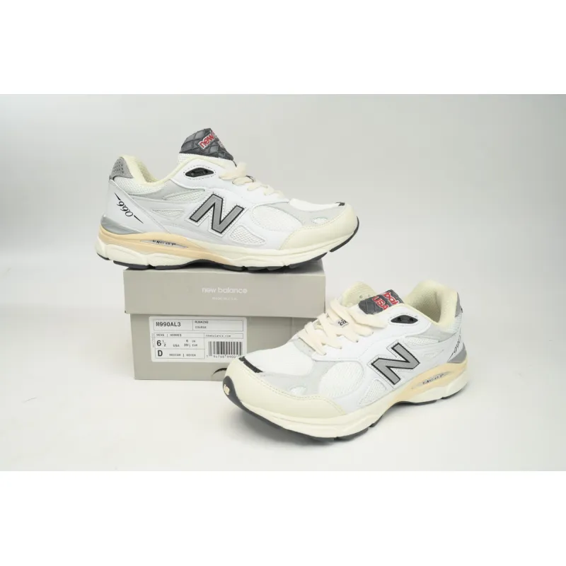 New Balance 990v3 MiUSA Teddy Santis Sea Salt  M990AL3 