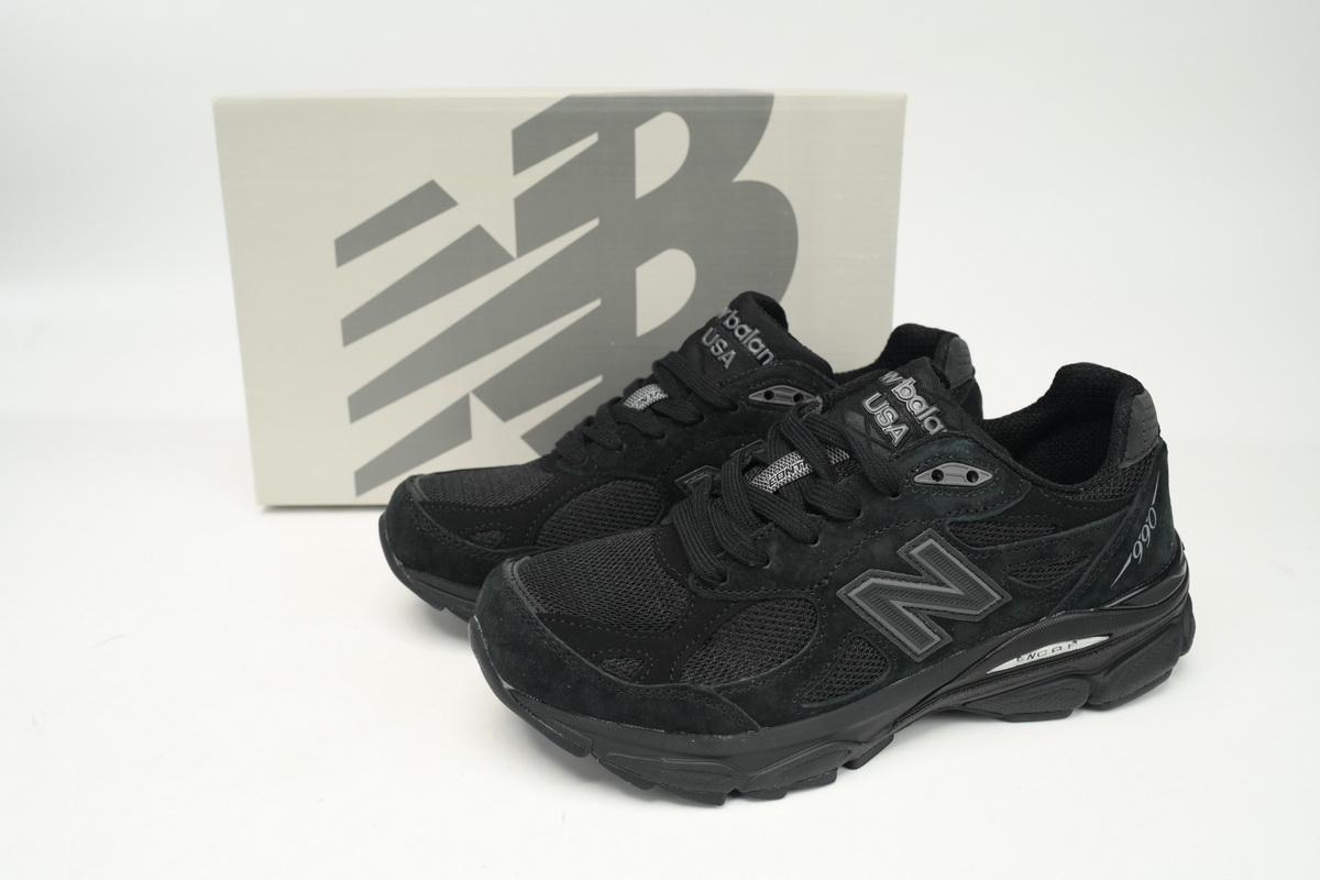 New Balance 990v3 MiUSA Total Black M990TB3 