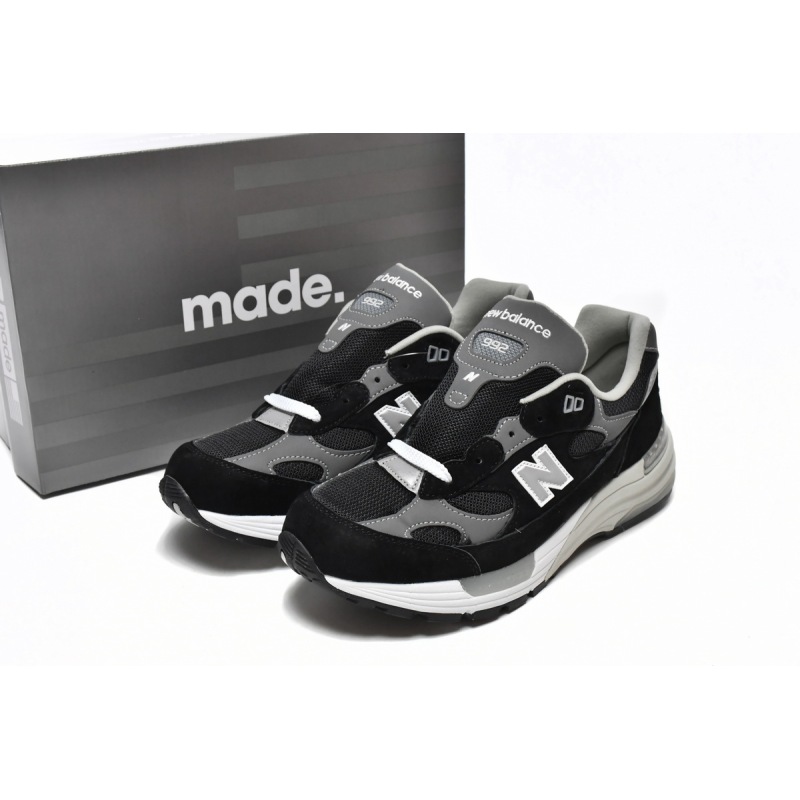 New Balance 992 Black Grey Suede M992EB