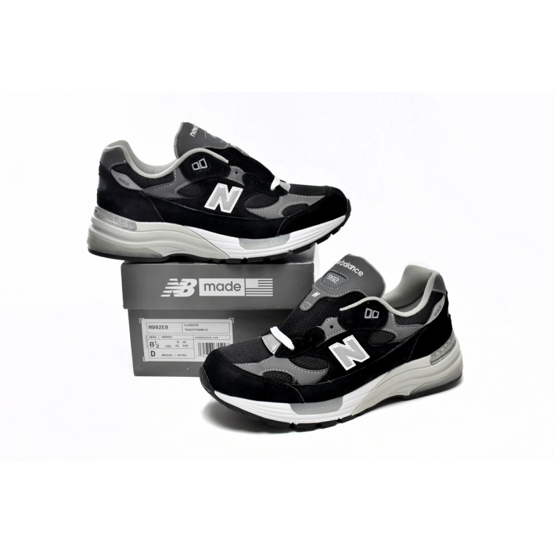 New Balance 992 Black Grey Suede M992EB