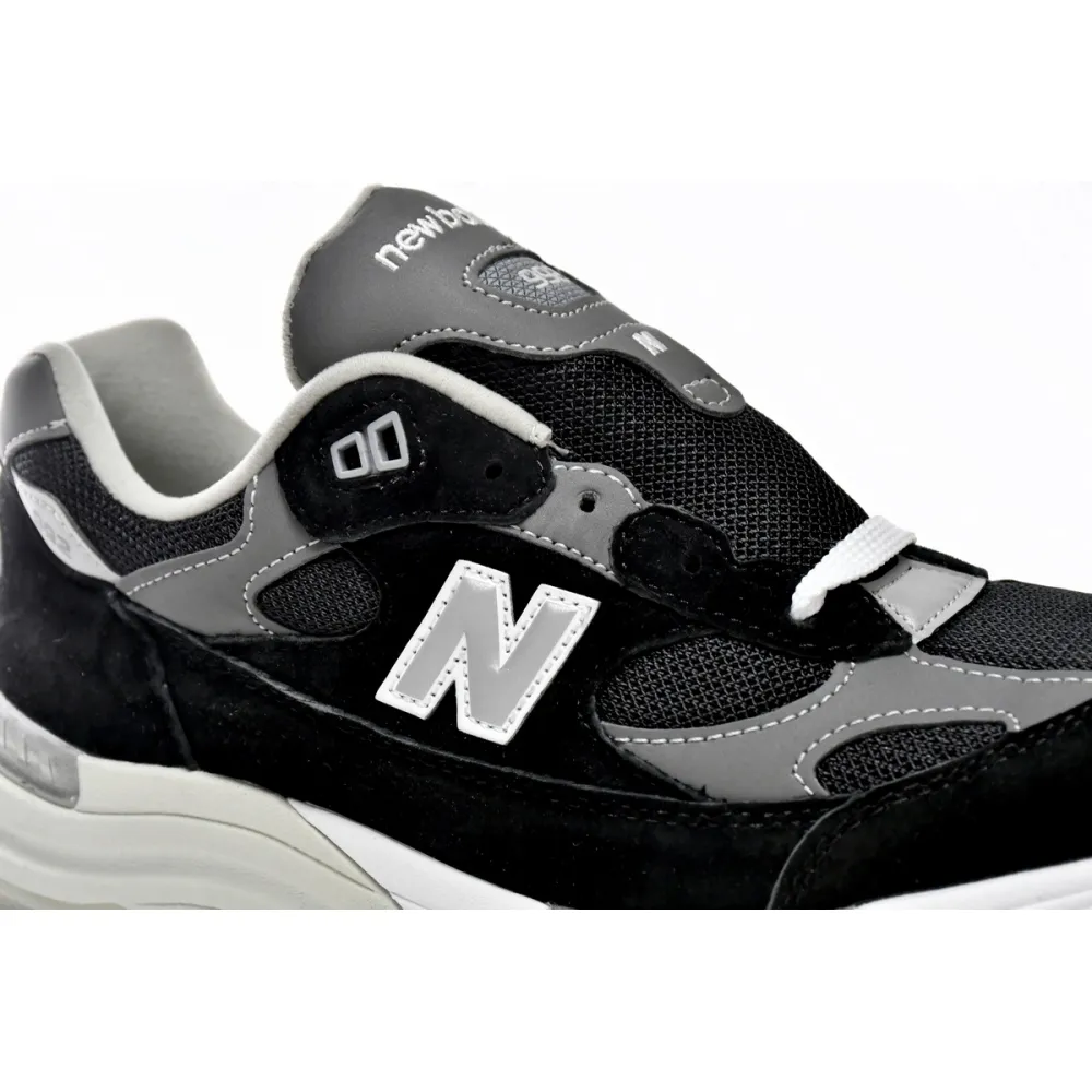 New Balance 992 Black Grey Suede M992EB