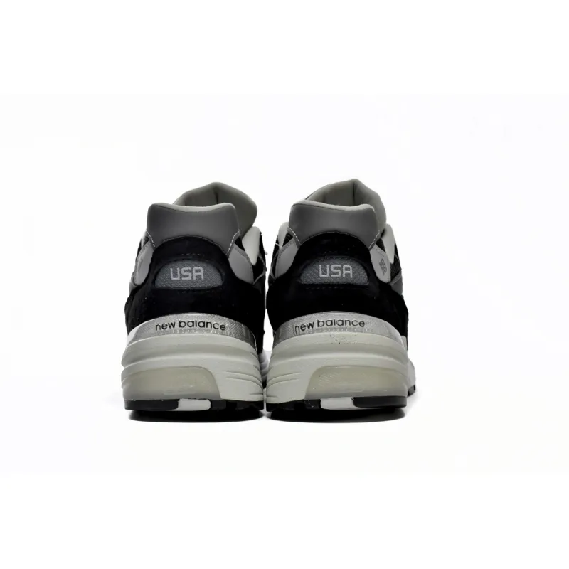 New Balance 992 Black Grey Suede M992EB