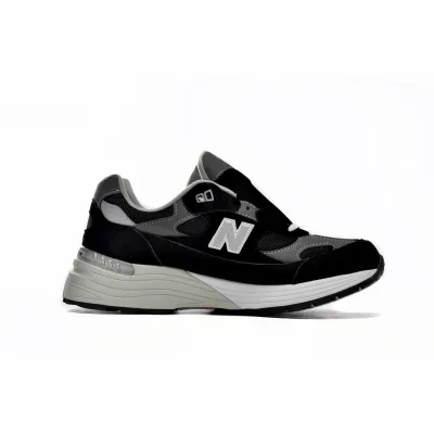 New Balance 992 Black Grey Suede M992EB 02