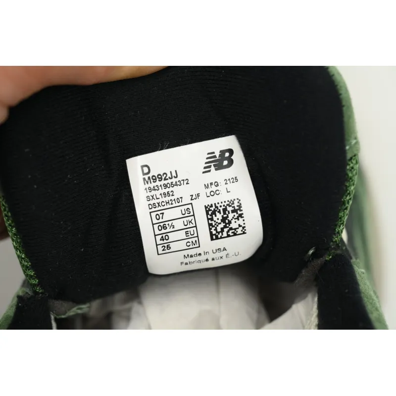 New Balance 992 JJJJound Green M992JJ