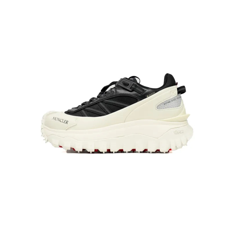  Moncler Trailgrip Leather Black And White  I209B 4M00230 M2058 
