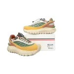  Moncler Trailgrip Leather Black White Yellow Green  I209B 4M00230 M4048 
