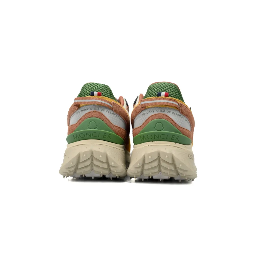 Moncler Trailgrip Leather Black White Yellow Green  I209B 4M00230 M4048 