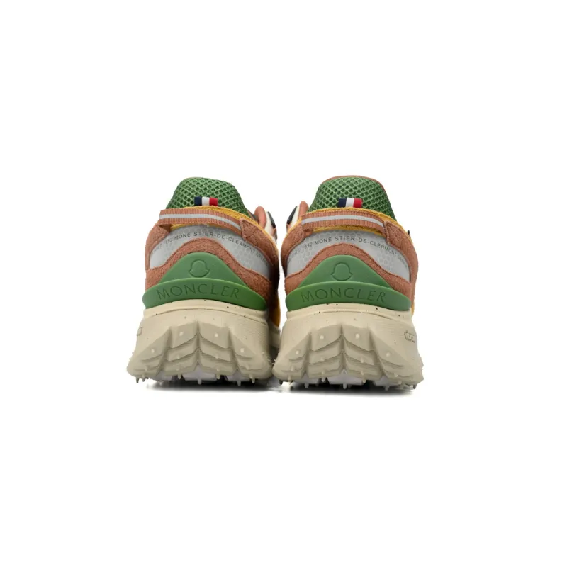  Moncler Trailgrip Leather Black White Yellow Green  I209B 4M00230 M4048 