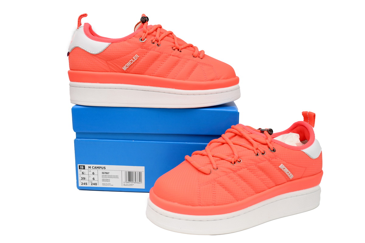 Adidas Campus Moncler Solar Red  IG7867