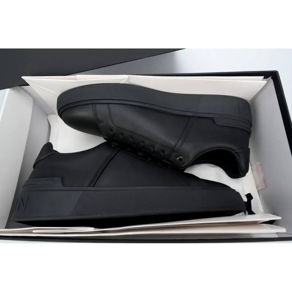 Balmain B-Court Low-Top All Black