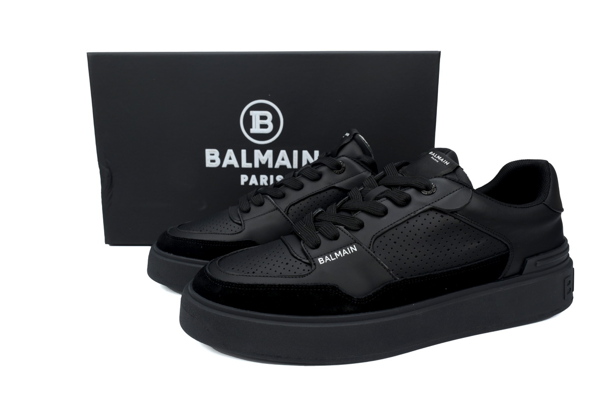 Balmain B-Court Low-Top Black