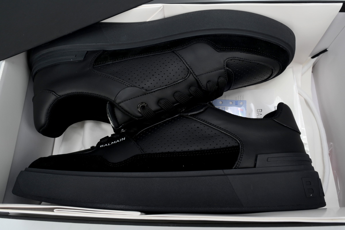 Balmain B-Court Low-Top Black