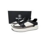 Balmain B-Court Low-Top Black  Brown