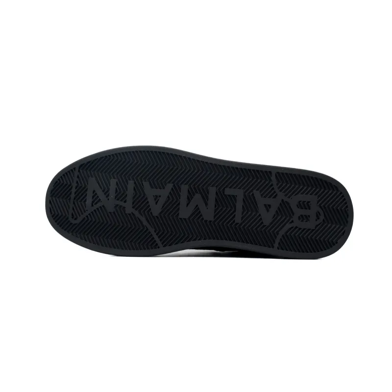 Balmain B-Court Low-Top Black Gold