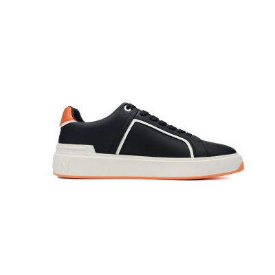 Balmain B-Court Low-Top Black Orange 02