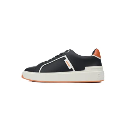 Balmain B-Court Low-Top Black Orange 01