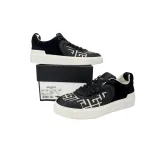 Balmain B-Court Low-Top Pattern Black White