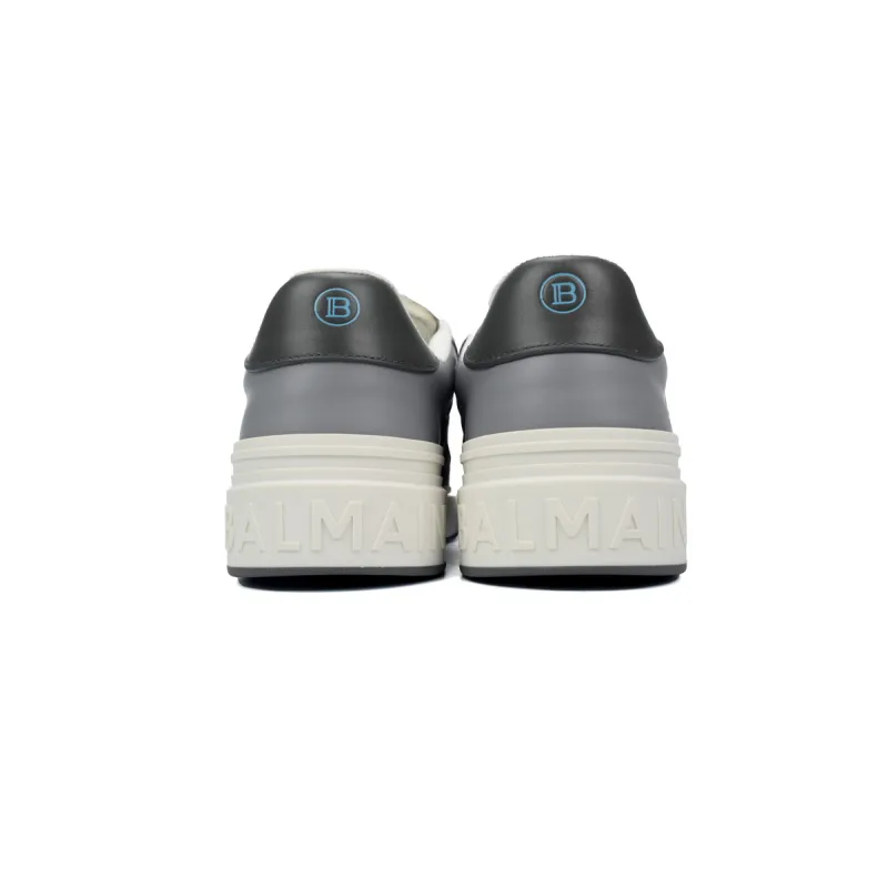 Balmain B-Court Low-Top Gray Brown