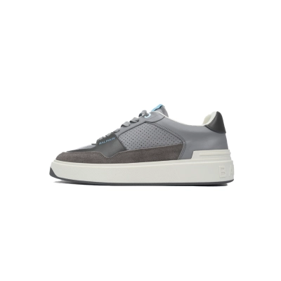 Balmain B-Court Low-Top Gray Brown 01