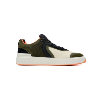 Balmain B-Court Low-Top Orange Green 02