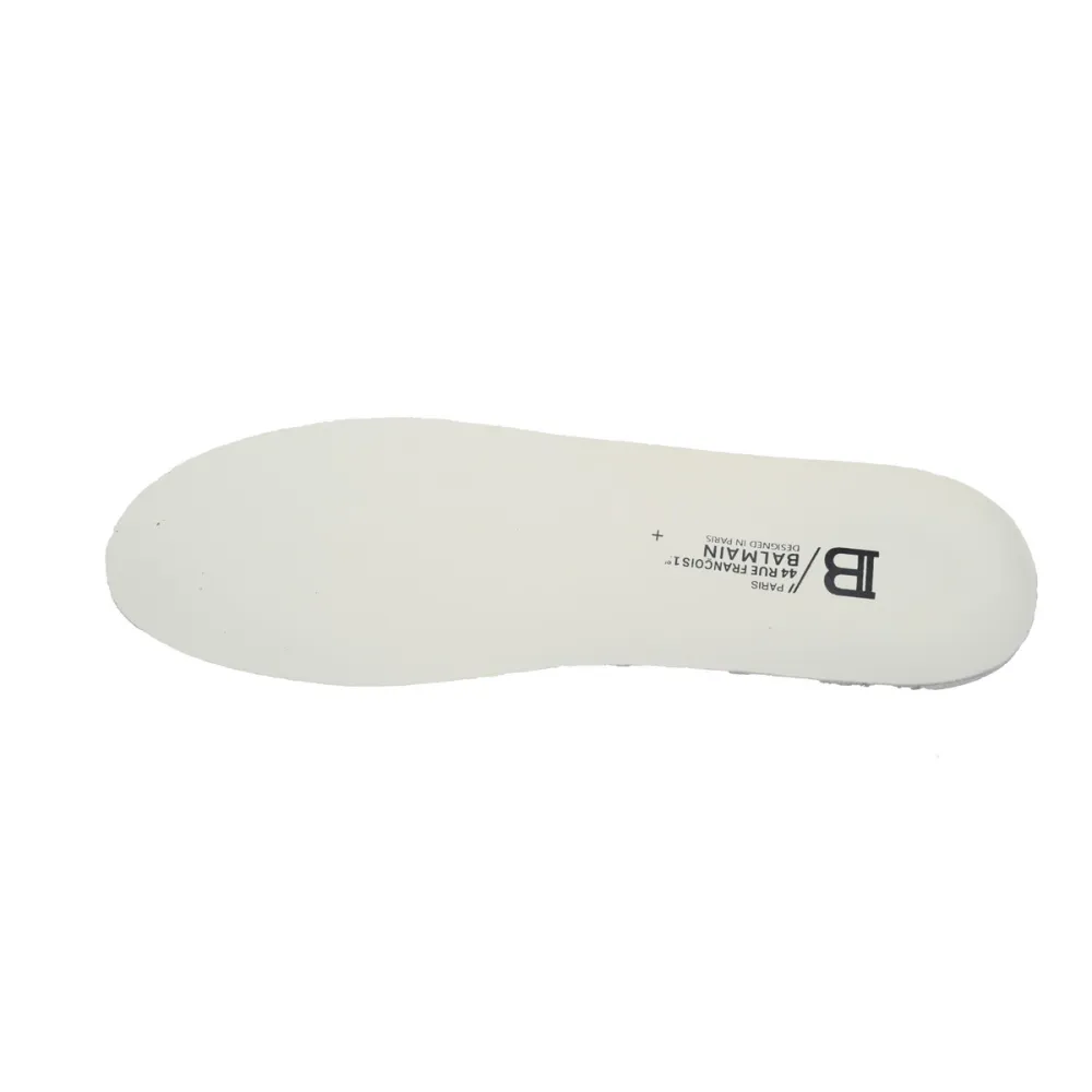 Balmain B-Court Low-Top Pattern White Yellow