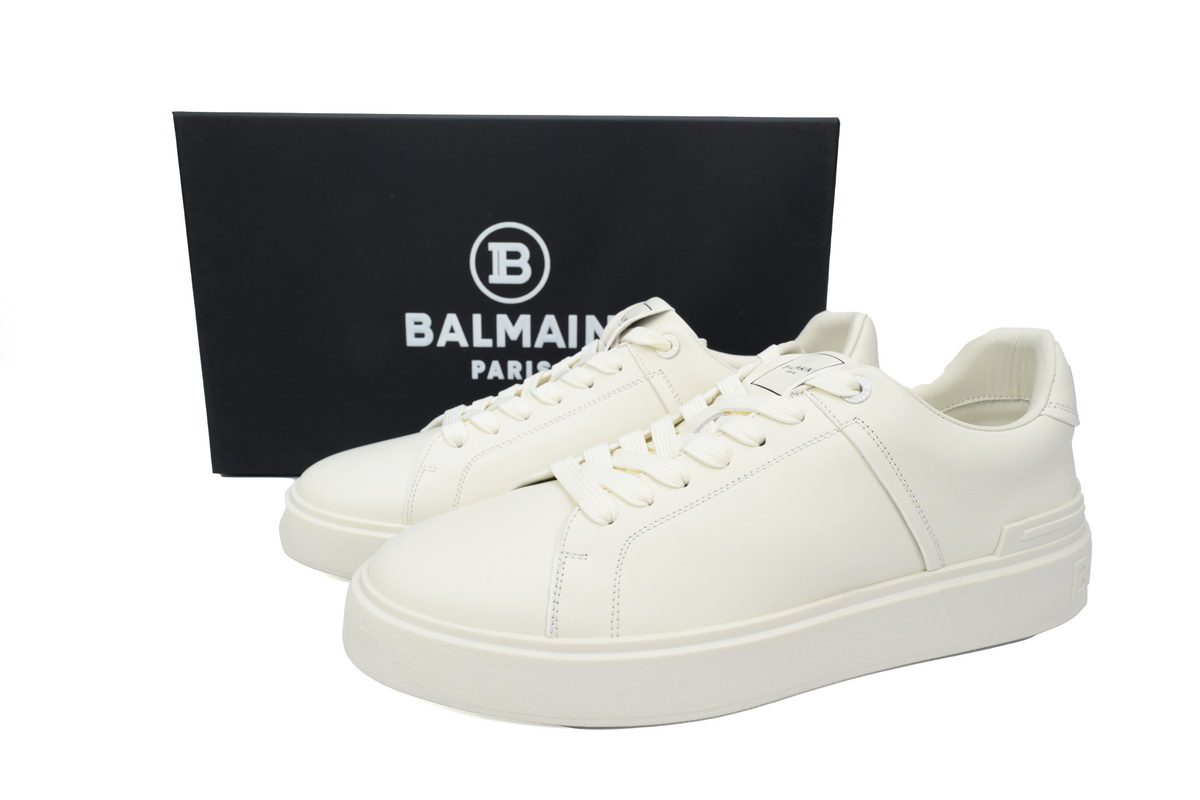 Balmain B-Court Low-Top White YM1VI288LVTR0FA