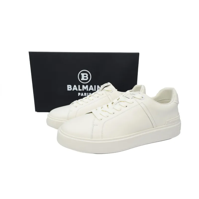 Balmain B-Court Low-Top White YM1VI288LVTR0FA