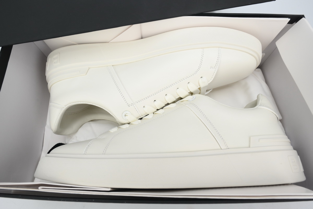 Balmain B-Court Low-Top White YM1VI288LVTR0FA