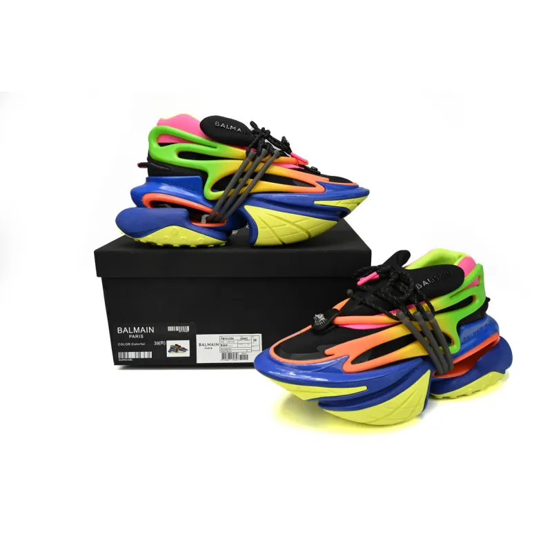 Balmain Unicorn Low-Top Multicolor YM1VJ309KNHC