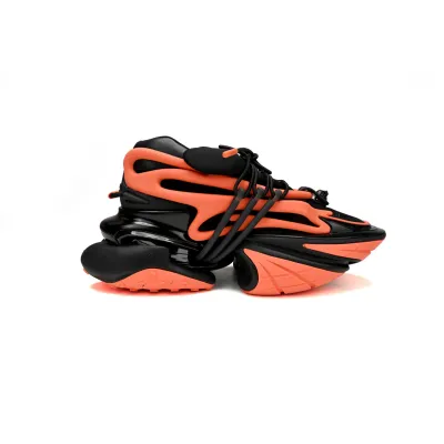 Balmain Unicorn Low-Top Orange Black YM1VJ309KNCA 02