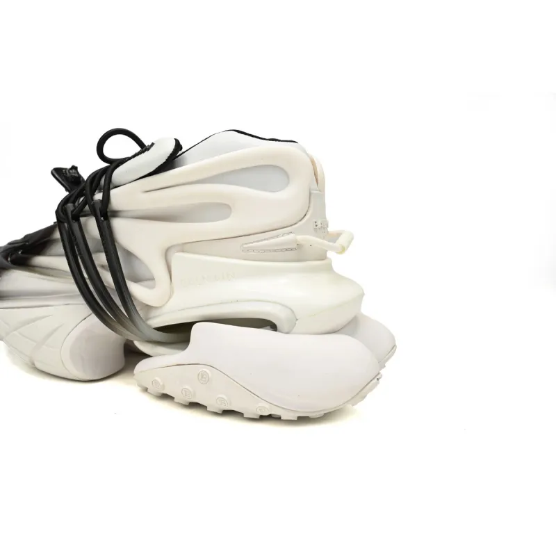 Balmain Unicorn Low-Top White Black Gradiant YM0VJ309KNED