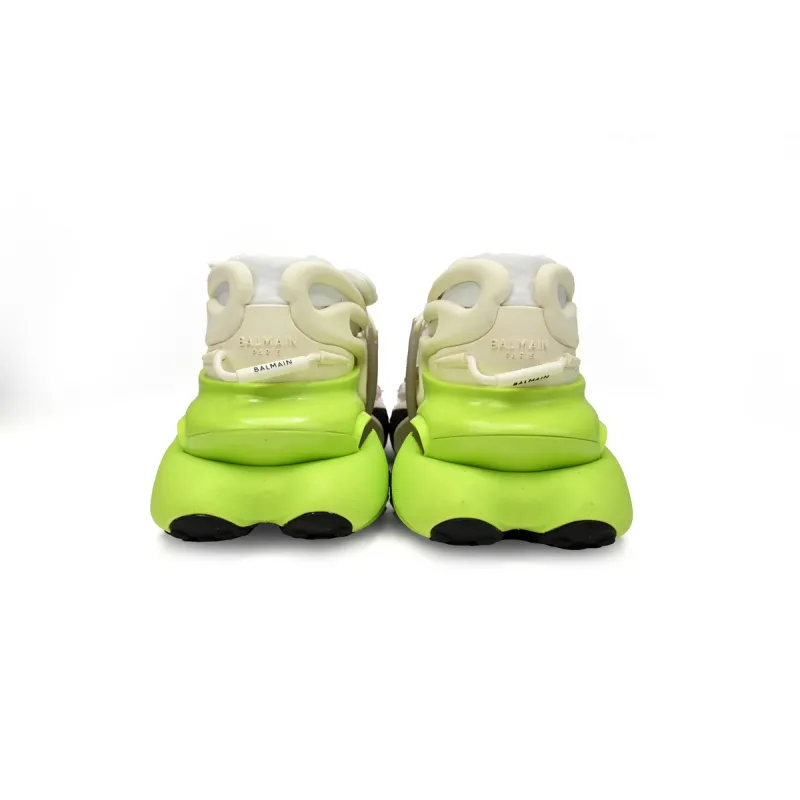 Balmain Unicorn Low-Top White Yellow YM1VJ309KNES