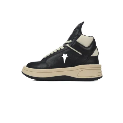 Converse TURBOWPN Mid Rick Owens DRKSHDW Black Cloud Cream DC01DX945 A03R1 0921 01