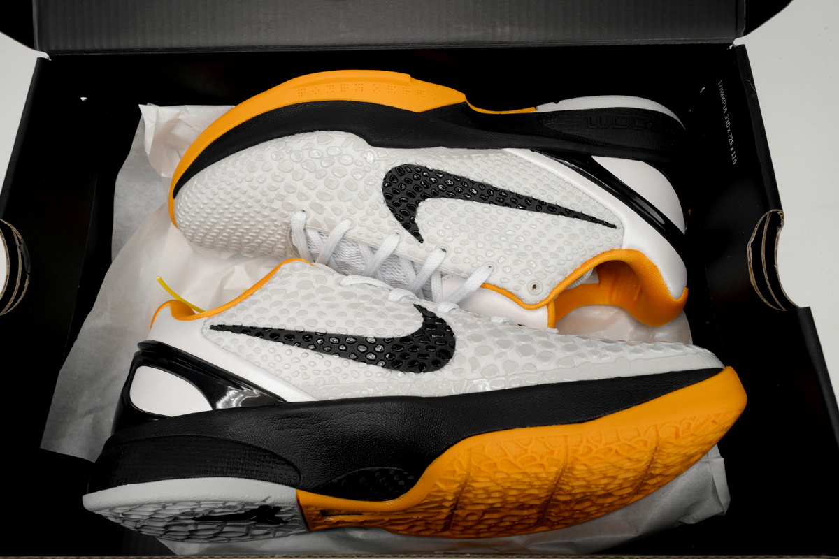 Kobe 6 Protro Playoff Pack White Del Sol CW2190-100