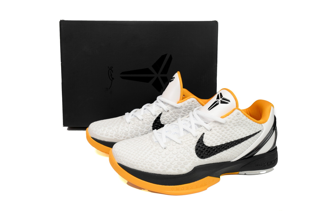 Kobe 6 Protro Playoff Pack White Del Sol CW2190-100
